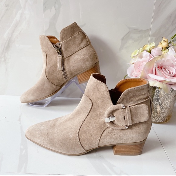 🆕AQUATALIA Waterproof Bootie Ankle Boots Beige